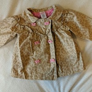 Cute leopard patterned toddler jacket